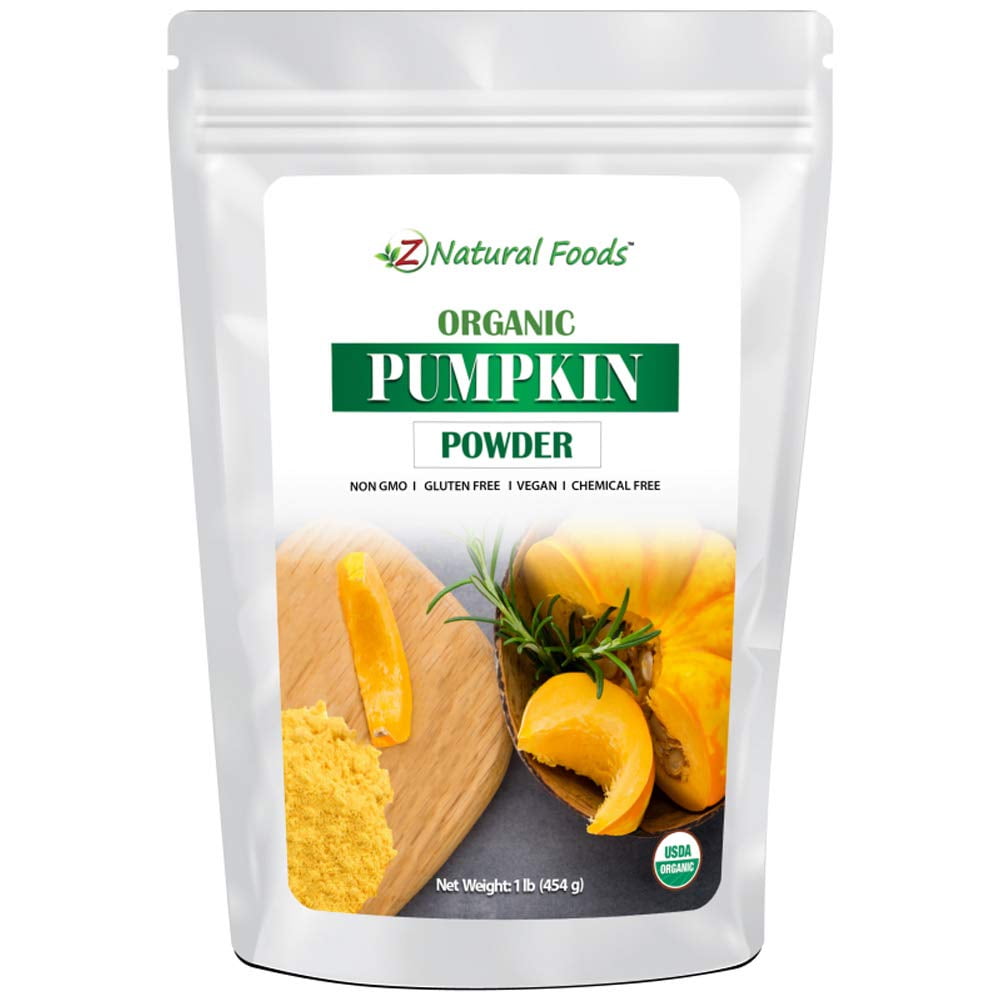 Z Natural Foods Organic Pumpkin Powder, Superfood Supplement Powder, 1 lb