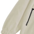 thumbnail image 5 of WRKEKC Windbreaker Jackets for Men Collarless Casual Outdoor Zip Solid Long Sleeve Versatile Zipper Pockets Outerwear Jacket Coat, 5 of 6