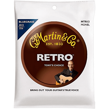 Martini Guitar - Martin MTR13 Retro Acoustic Guitar Strings Tony Rice Signature Medium 13-56