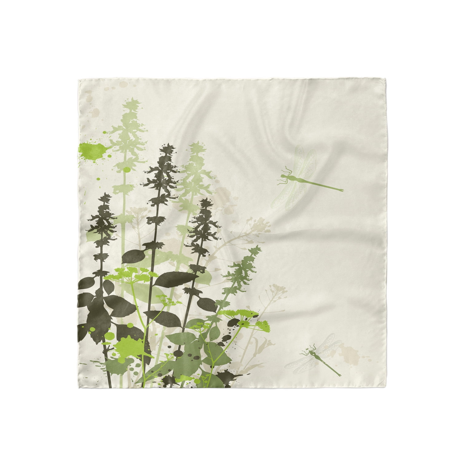 Wildflowers in Grass Ambesonne Flowers Head Scarf Hair Wrap
