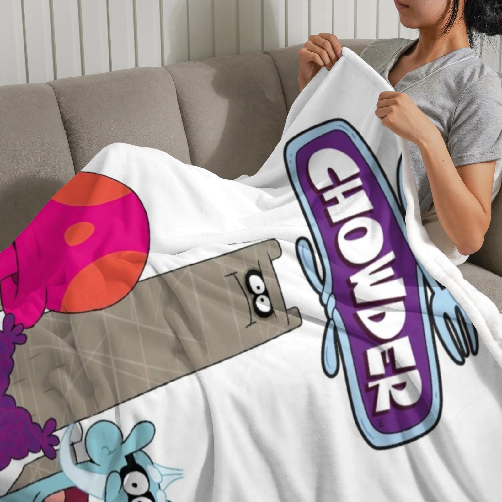 CHOWDER Throw Blanket Gifts for Fans Lover Girls Boys Women Present Hoodie Him Bed 30"x40"