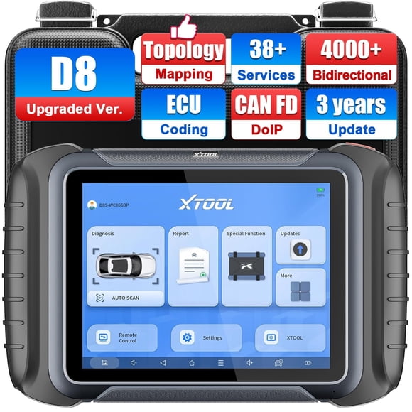 Escáner OBD2 XTOOL D8S 2024 Actualización Bidireccional con 3 años de Actualizaciones