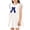 White, variant on Auroural Toddler Girl Dresses 5T Holiday Girls' Dresses Children's Skirts Children's Bow Princess Dresses Girls' Flying Sleeve Dresses 5-6 Years