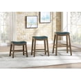 thumbnail image 3 of Topline Home Furnishings Stool, Faux Leather, 3 of 5