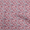 thumbnail image 1 of oneOone Silk Tabby Medium Pink Fabric Pomegranate Sewing Craft Projects Fabric Prints By Yard 42 Inch Wide, 1 of 4