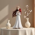thumbnail image 4 of 2026 New Cardinal Memorial of Love and Serenity Statue, Angel Cardinal Figurines, White Resin Memorial Ornament, Sculpted Hand-Painted Figurine with Red Bird for Sympathy, Remembrance, & Comfort, 4 of 6