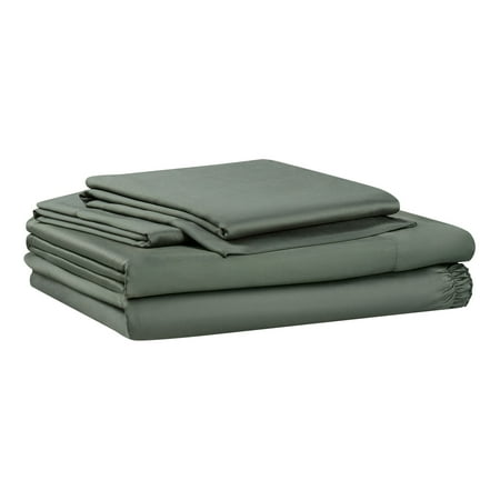 Allswell 4-Piece Soft & Silky Serenity 100% TENCEL™ Bed Sheets Set, Flagstone, Queen