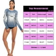 thumbnail image 3 of joogoo Womens UPF 50+ Sun Shirts Blue Fireworks Pattern Long Sleeve UV Protection Rash Guard Tops M, 3 of 7