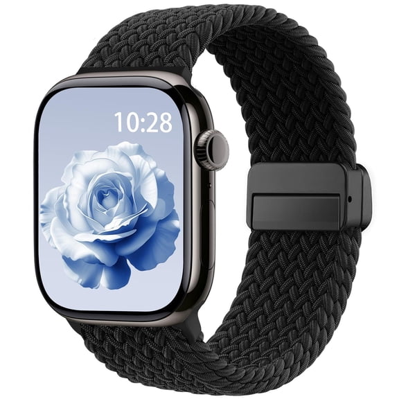 Braided Stretchy Band Compatible with Apple Watch Bands Women Men,