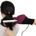 thumbnail image 5 of Heat Resistant Hair Styling Gloves - Silicone Bumps for Burn Protection - 24cm Universal Fit - for Curling Wands, Straighteners - Flexible Stretchable - Washable Reusable, 5 of 6