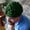 Army Green, variant on Solid Color Spoof Brain Hat Hand Knitted Fashionable Casual for Everyday Style