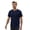 Navy, variant on Men's Henley Shirts Short Sleeve Relaxed Fit T-Shirts Casual Lightweight 3 Button Basic Tee Fashion Summer Top White L