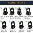 thumbnail image 2 of SOULWIT Cooling-Gel Replacement Earpads for Steelseries Arctis Nova Pro Wired, Nova 1/1X/1P/3/3P/3X/4/7/7X/7P Headphones, Ear Pads Cushions with Noise Isolation Foam - Snow Leopard, 2 of 6