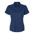 thumbnail image 5 of Gildan Softstyle Womens Short Sleeve Double Pique Polo Shirt, GR64 Semi-fitted Polo Shirt, Navy L, 5 of 5