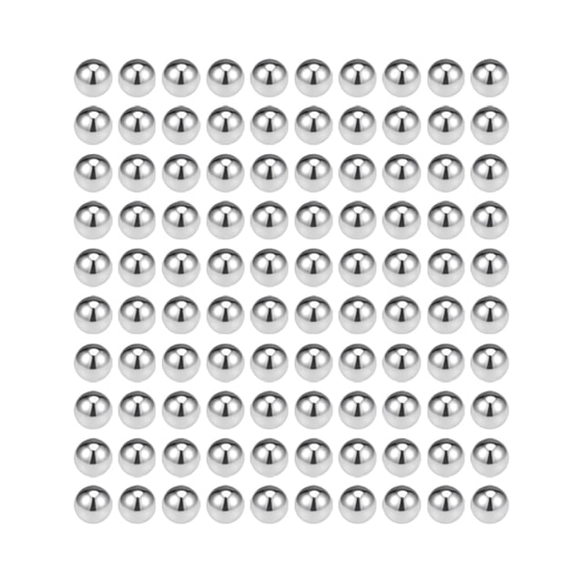 Uxcell Boules de Roulement Métriques en Acier Inoxydable 304 G100 Boules de Précision Matériel 1mm/0.04
