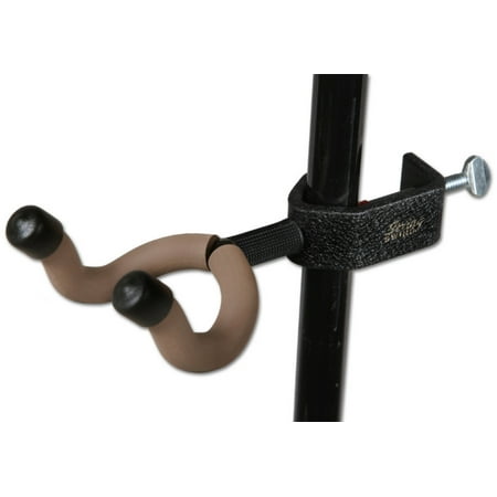 - String Swing BCC04K Mic Stand Guitar Hanger Holder for Electric Acoustic and Bass Guitars - Stand Accessories for Home or Studio - Black