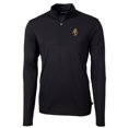 thumbnail image 2 of Men's Cutter & Buck Black Tennessee Volunteers Big & Tall Virtue Eco Pique Recycled Quarter-Zip DryTec Top, 2 of 3