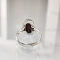 thumbnail image 5 of Natural Garnet Ring, Rough Garnet Gemstone Ring, January Birthstone, Bohemian Ring, 925 Sterling Silver, Womens Ring, Christmas, Thanksgiving, Handmade, Statement Jewelry, Rough Gemstone Jewelry, 5 of 5