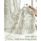 thumbnail image 3 of Cortinas jinchan de lino floral con atado superior 66x91 cm 2 paneles, 3 of 9