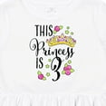 thumbnail image 4 of Inktastic This Princess is Three Third Birthday Girls Toddler Dress, 4 of 5