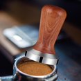 thumbnail image 4 of Prensador de café con mango de madera de primera calidad, martillo de acero inoxidable para café en polvo, cocina Dalbergia 53 mm, 4 of 8