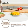 thumbnail image 3 of USHOBE Ceramic Food Plate White Salad Plate Matte Finish for Home Use 1Pcs, 3 of 8