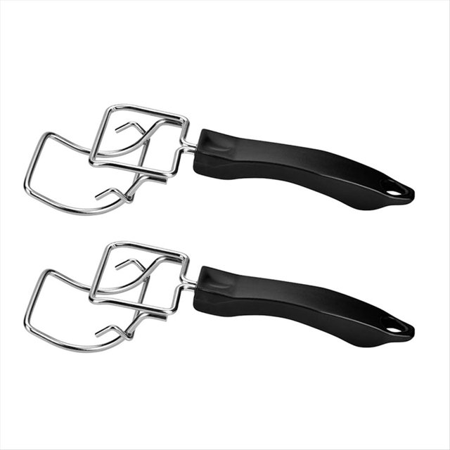 2 Pack Air Fryer Convection Toaster Oven Tray Extractor,Grills Extractor, Oven Rack Pull Tool,Grills Clip, Oven Clip,2 x Toast Rack Puller Tool,Black