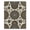 Ivory, Pattern 3, variant on ODIKA 4'x6' Machine Washable Non-Slip Area Rug, Aztec Black High Traffic Rug, Black, 949566