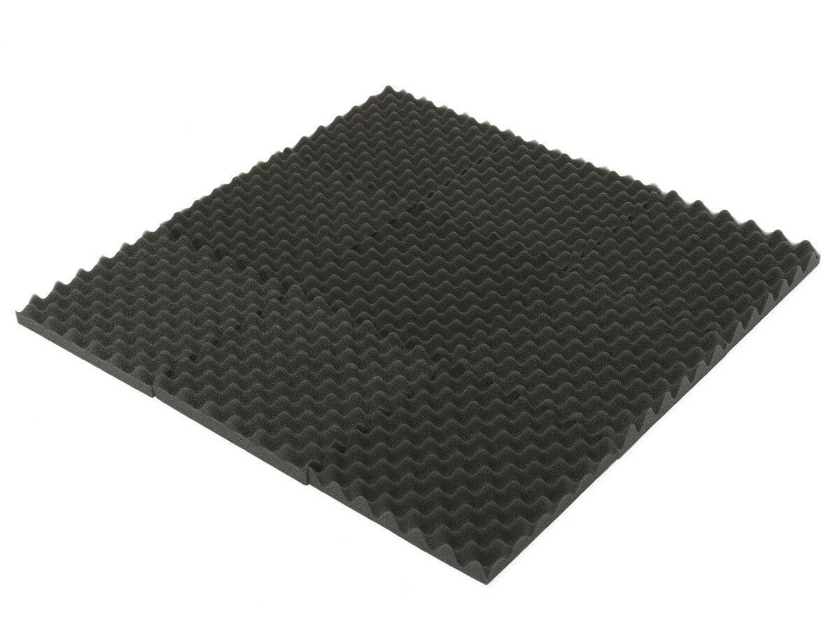 Bookishbunny 20 pk Acoustic Foam Egg Crate Panel Wall Tile Audio Home Studio Deadening Soundproofing 12x12x1.5