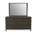 thumbnail image 4 of Modus Furniture Nevis Seven Drawer Dresser in Sharkskin (2024), 4 of 10
