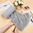 thumbnail image 2 of 63x20 Inch Short Hair Faux Fur Fabric Dark Gray Pre-Cut Craft Fur Fabric Shaggy Fur Patches for Costumes Apparel Rugs Pillows Decorations Mixed Color DIY, 2 of 5