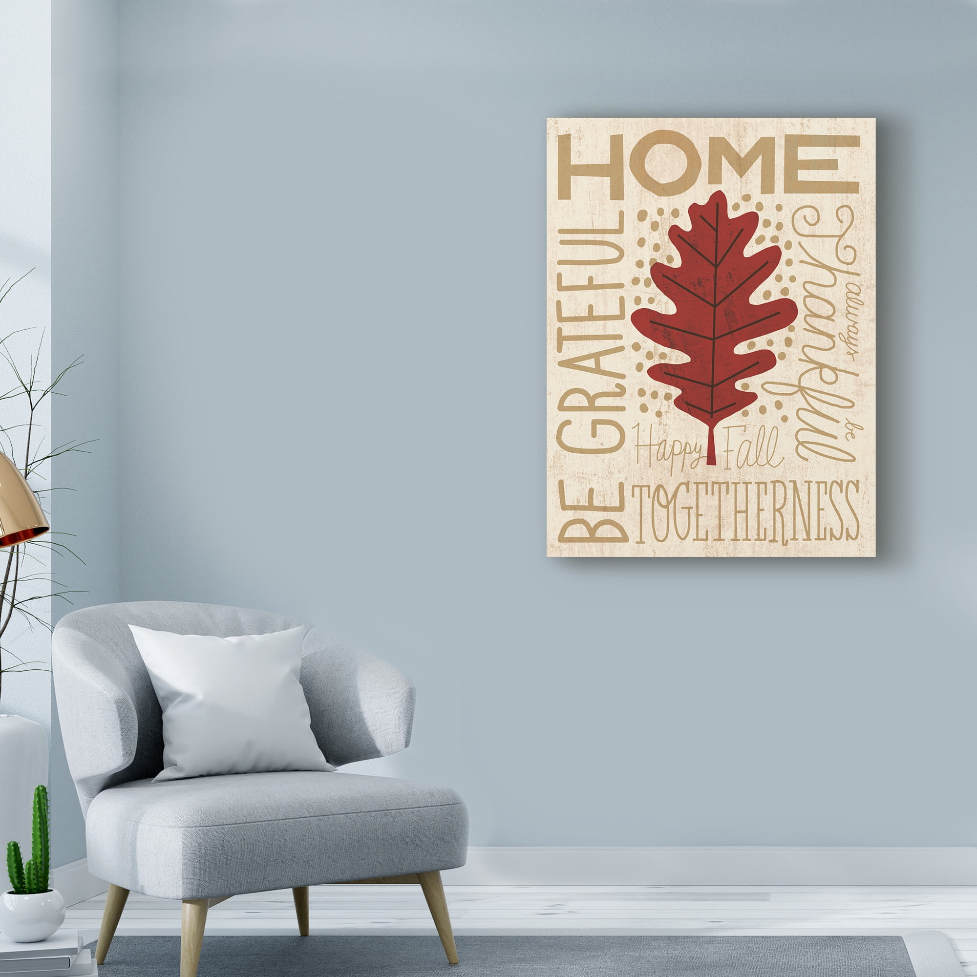 Trademark Fine Art 'Family Tree Leaf II' Canvas Art by Michael Mullan