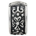 thumbnail image 2 of Fancy Bead White Sterling Silver Gripper 11.82 mm 5.45 Reflections Hinged Floral Clip Bead, 2 of 3