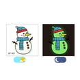 thumbnail image 3 of Children's Christmas luminous tattoo stickers face stickers snowflake waterproof luminous tattoo stickers, 3 of 4