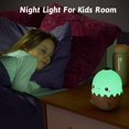 thumbnail image 2 of Luces de noche para niños, luz de noche de bebé de silicona cargada con huevo lindo, 2 of 3