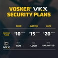 thumbnail image 5 of Vosker VKX Solar-Powered 4G-LTE Outdoor Cellular Security Camera, 1080p HD, No WiFi Needed, Motion-Activated, Night Vision, SIM Card Included, IP65 Weather-Resistant, On-Demand Mode, 5 of 8