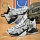 thumbnail image 2 of BINQER Zapatillas de baloncesto de caña alta for niños, zapatillas acolchadas con soporte transpirable for entrenamiento deportivo juvenil., 2 of 5