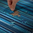 thumbnail image 5 of Ambesonne Harbour Stripe Jigsaw Puzzle, Vibrant Blue, Heirloom-Quality Fun Activity for Family Durable Cardboard, 1000 pcs, Navy Blue Teal, 5 of 6
