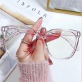 thumbnail image 2 of Blue Light Blocking Glasses Cute Anti Eye Strain Fashion Frame Glasses For Reading Play Computer, 2 of 3