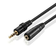 AUX Headphone 3.5mm Extension Cable (10 Feet) - Male to Female Extender Audio Auxiliary Jack Adapter Wire Cord Plug Connector for iPhone iPod iPad, Smartphone Tablet, Home Car Speaker System