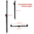 thumbnail image 5 of Bâton de Pêche Extensible en Aluminium Ajustable pour Alarme de Morsure, 5 of 5