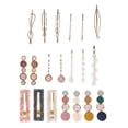 thumbnail image 1 of EeaseCA 20 Pcs Pinces à Cheveux Perles Barrettes en Acrylique pour Femmes Pinces de Coiffure Décorations, 1 of 8