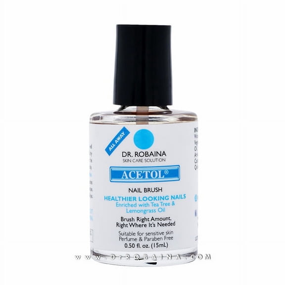 ACETOL Pinceladas All-Away Brush Natural, Healthier Looking Nails DR ROBAINA