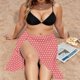thumbnail image 5 of TaTaai Women Solid Color Sheer Chiffon Beach Cover Up Wrap Sarong Long Skirt with Tie Waist Lightweight Flowy Dress for Swimwear Vacation Pool Party Wear Gift, 5 of 9