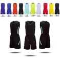 thumbnail image 2 of Hot Creative Camouflage DIY Running Blank Basketball Jersey Kit Uniforms Suits ZL, 2 of 5