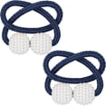 thumbnail image 2 of clips magnéticos para sujetar cortinas, sujetadores decorativos para cuerdas, sujetadores para cortinas, soporte para cortinas para ventanas, sujetar cortinas, lazos para cortinas Xemadio 2034743-3, 2 of 9