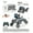 D, variant on Interactive Robot Dog RC Stunt Car, Gesture Sensing & 2.4Ghz Remote Control Cars, LED Eyes with Music, Rechargeable for Extended Indoor/Outdoor Fun(Single remote control single battery)