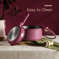 thumbnail image 2 of Carote Nonstick Cookware Set 17-Piece,Kitchen Pots and Pans Set,Stay-Cool Handles,Induction Compatible,Cookware Set for RV and Camping,Rose Pink, 2 of 8