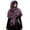 Dark Purple, variant on Women's Gothic Halloween Shawl, Printed Loose Shoulder Cape Wrap, Regular Length Casual Witch Costume Shawl for Daily Wear Halloween Party Cosplay, Women's Gothic Print Shoulder Wrap Cape Black