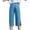 Blue, variant on Liyamei Girls Summer Shorts For Casual Wear Loose Fit With Pockets Comfortable Play Outfit For School And Outdoor Activities Age 5 14 Girls Athletic Shorts Size 5-6 Years